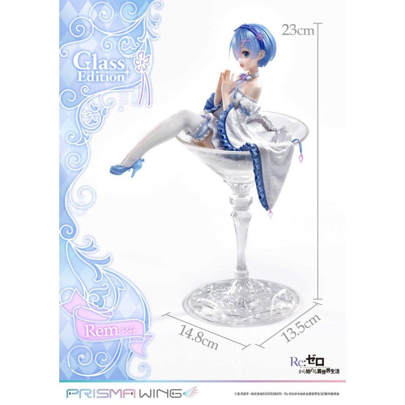 Re:Zero - Starting Life in Another World statuette PVC 1/7 Prisma Wing Rem Glass Edition 23 cm