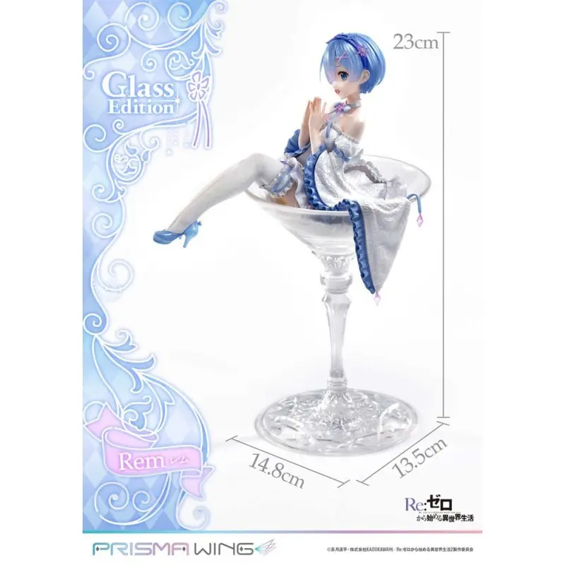 Re:Zero - Starting Life in Another World statuette PVC 1/7 Prisma Wing Rem Glass Edition 23 cm | 4580708049502