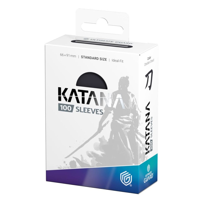 Ultimate Guard 100 pochettes Katana Sleeves taille standard Obsidian Shard