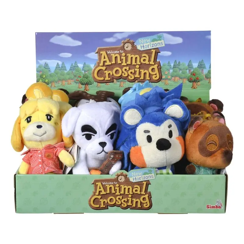 Animal Crossing assortiment porte-clés peluche Residents 15 cm (12) | 4006592070427