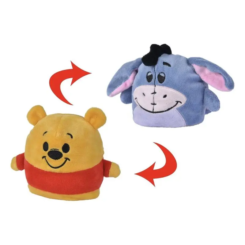 Disney: Winnie l'ourson peluche réversible Winnie/I-Aah 8 cm | 5400868017069