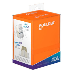 produit : Boulder Deck Case 80+ taille standard Poppy Topaz marque : Ultimate Guard