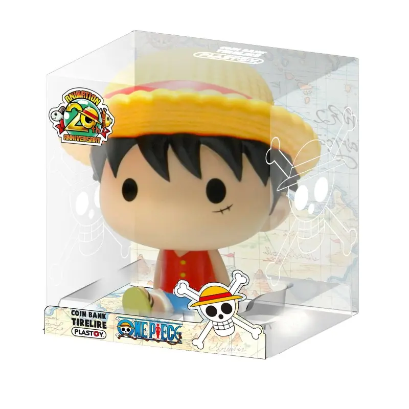 One Piece tirelire Chibi PVC Luffy 15 cm | 3521320800936