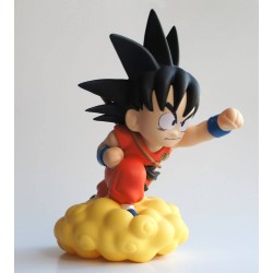 Dragon Ball tirelire Chibi PVC Son Goku sur le Nuage Magique 22 cm