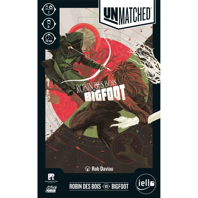 jeu : Unmatched : Robin des Bois vs. Bigfoot
éditeur : Iello
version française