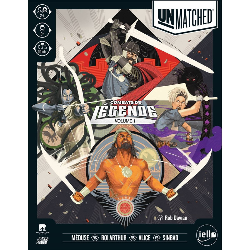 Game: Ongeëvenaard: Battles of Legend Vol.1
Uitgever: Iello
frans versie