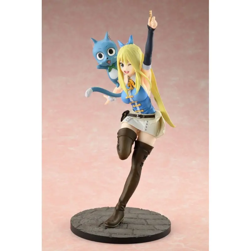 Fairy Tail statuette PVC 1/8 Lucy Heartfilia Wink Ver. 23 cm | 4573347243882