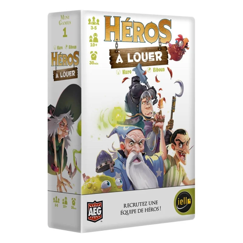 Spel: Heroes for Hire - Iello - Mini Games
Uitgever: Iello
Engelse versie