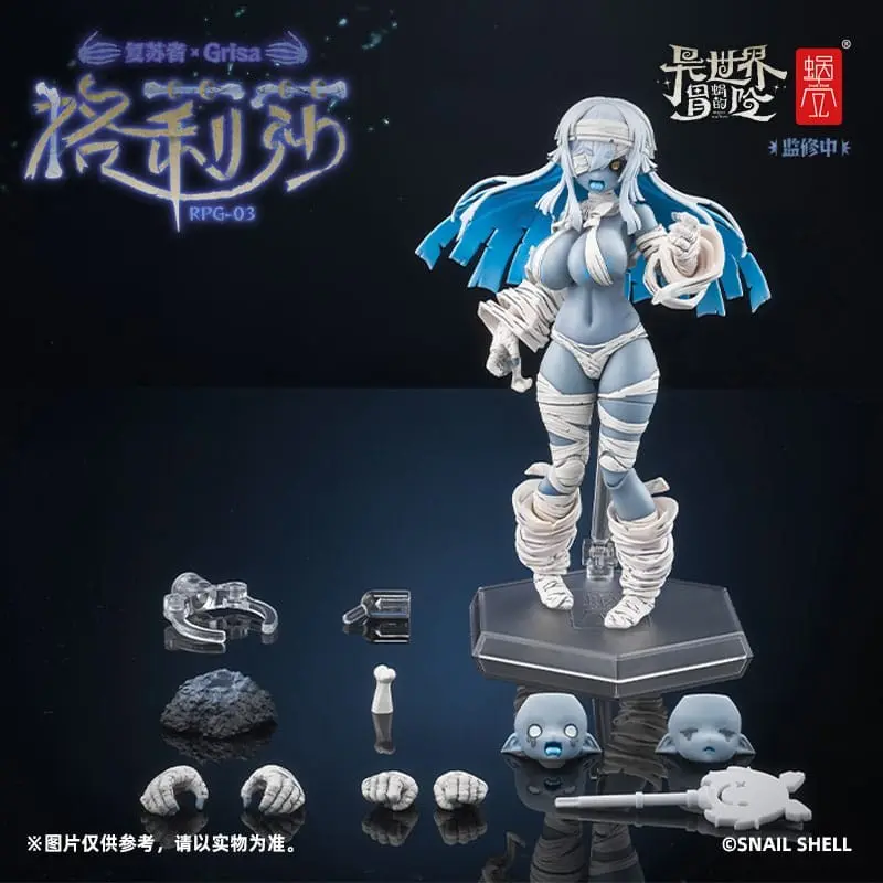 Original Character figurine 1/12 RPG-03 Zombie Girl Grisa 15 cm  | 6975212920436