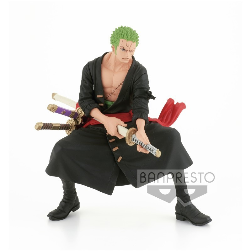 license : One Piece produit : Statuette PVC - King of Artist - Roronoa Zoro 17 cm marque : Banpresto
