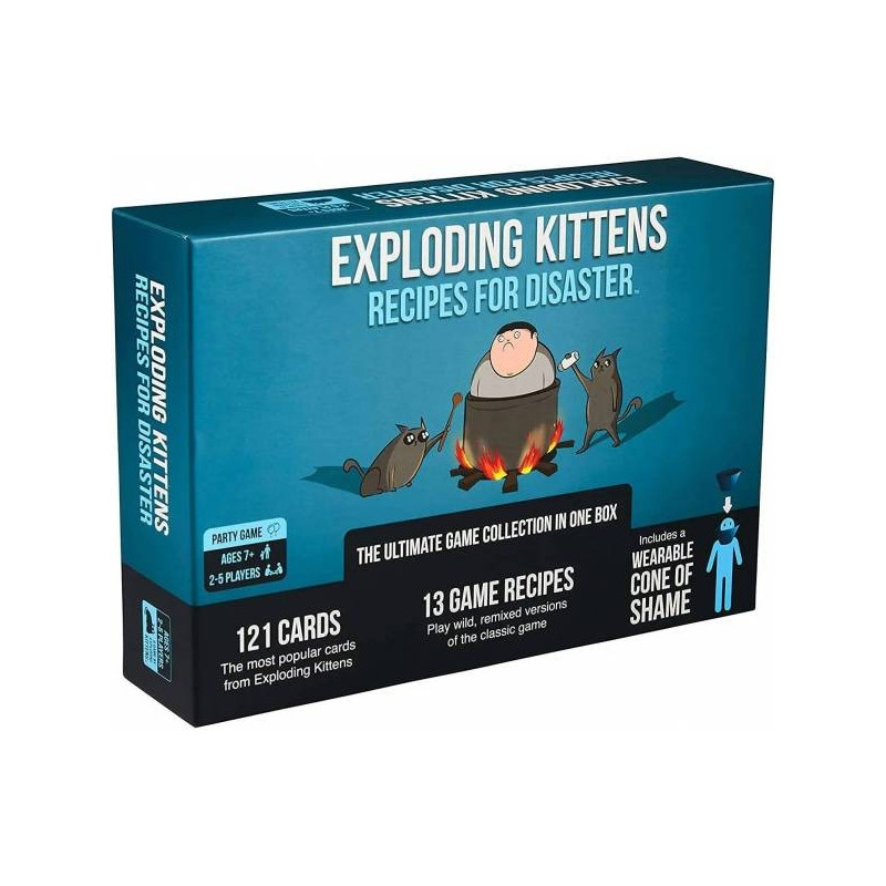 jeu : Exploding Kittens - Recettes Chatastrophiques éditeur : Exploding Kittens version française
