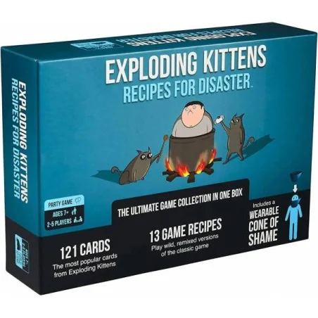 spel: Exploding Kittens - Chatastrofische recepten
Uitgever: Exploding Kittens
frans versie