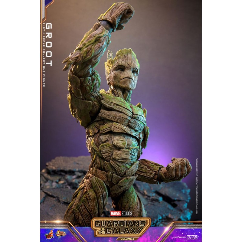 Les Gardiens de la Galaxie Vol. 3 figurine Movie Masterpiece 1/6 Groot 32 cm | 0000000912309