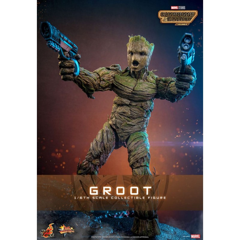 Les Gardiens de la Galaxie Vol. 3 figurine Movie Masterpiece 1/6 Groot 32 cm | 0000000912309