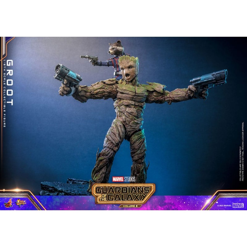 Les Gardiens de la Galaxie Vol. 3 figurine Movie Masterpiece 1/6 Groot 32 cm | 0000000912309