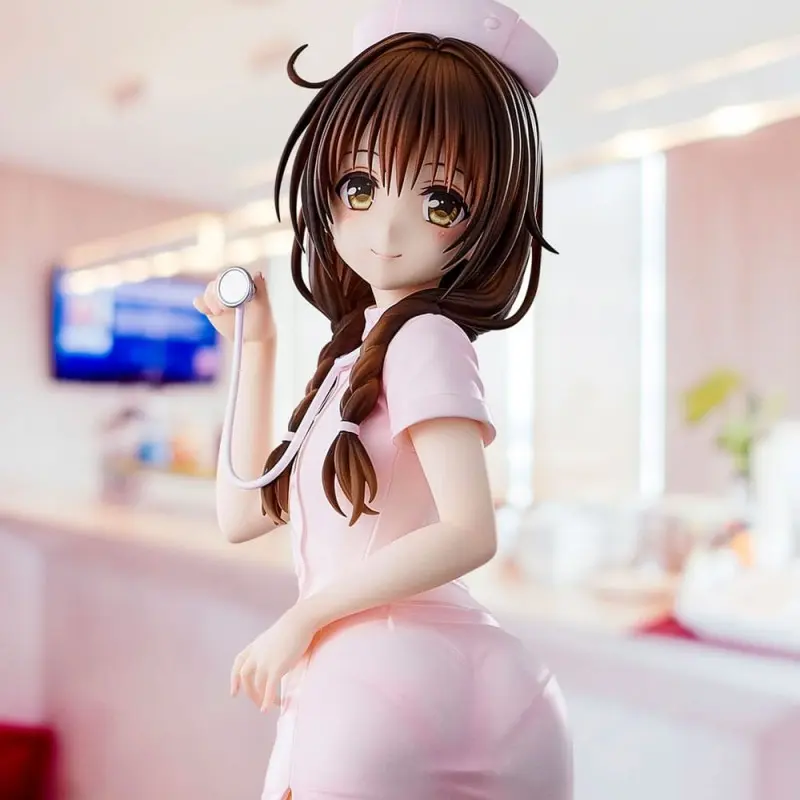 To Love-Ru Darkness statuette PVC Mikan Yuki Nurse Cos 25 cm | 4589642714552
