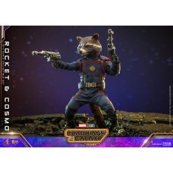 Les Gardiens de la Galaxie Vol. 3 figurines Movie Masterpiece 1/6 Rocket & Cosmo 16 cm | 4895228614551