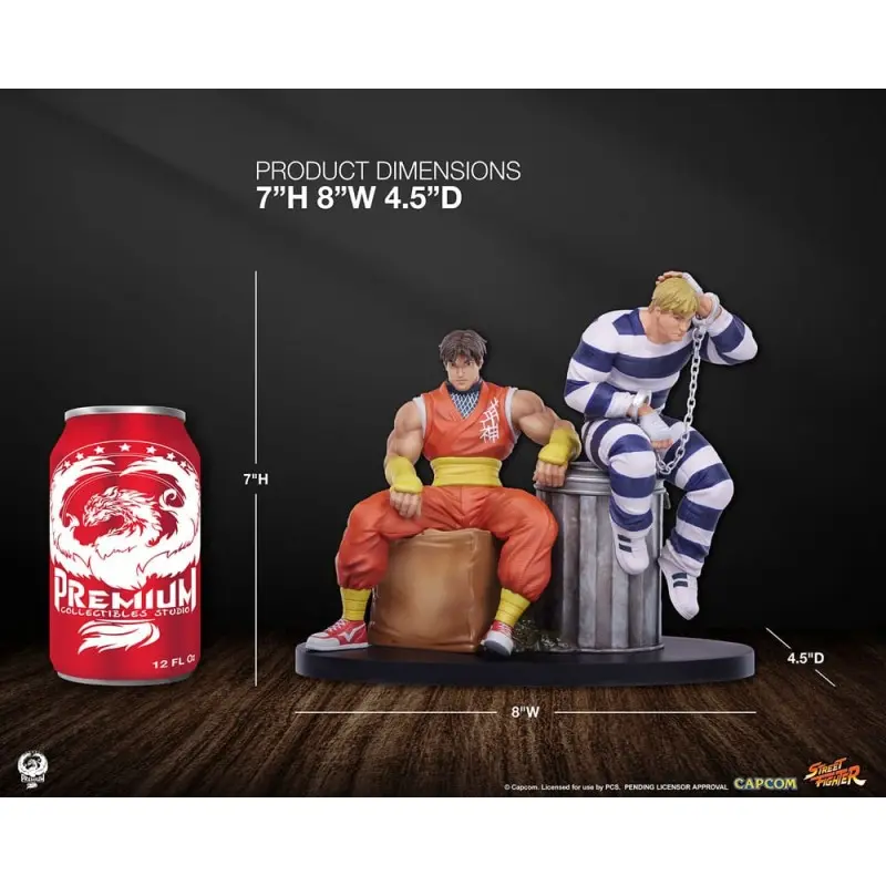Street Fighter statuette PVC 1/10 Cody & Guy 18 cm | 0712179860896
