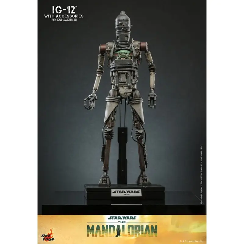 Star Wars: The Mandalorian figurine 1/6 IG-12 avec accessoires 36 cm | 0000009124642