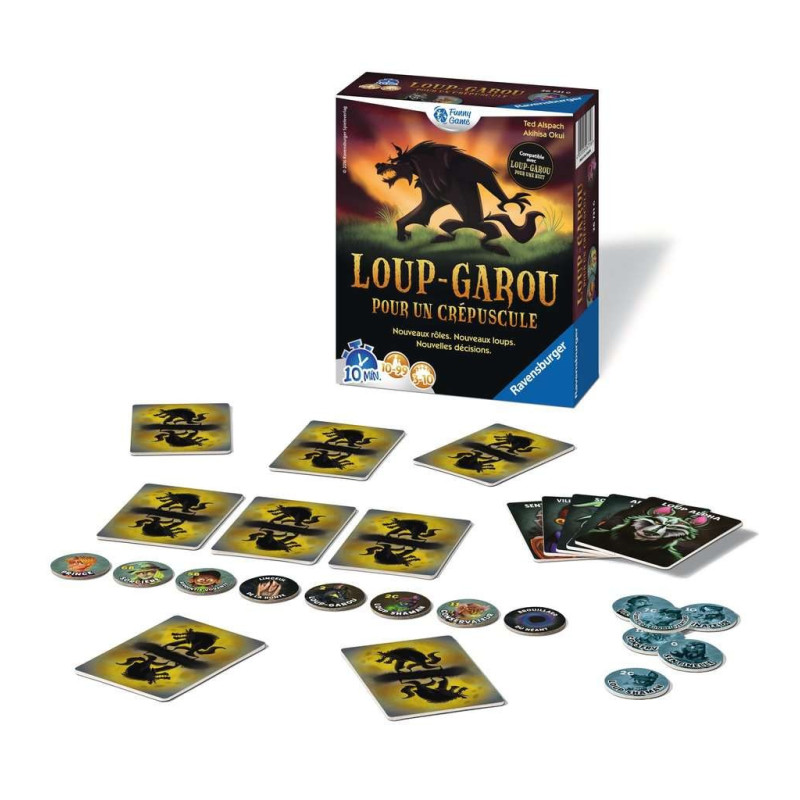 jeu : Loup-Garou pour un Crépuscule
éditeur : Ravensburger
version française