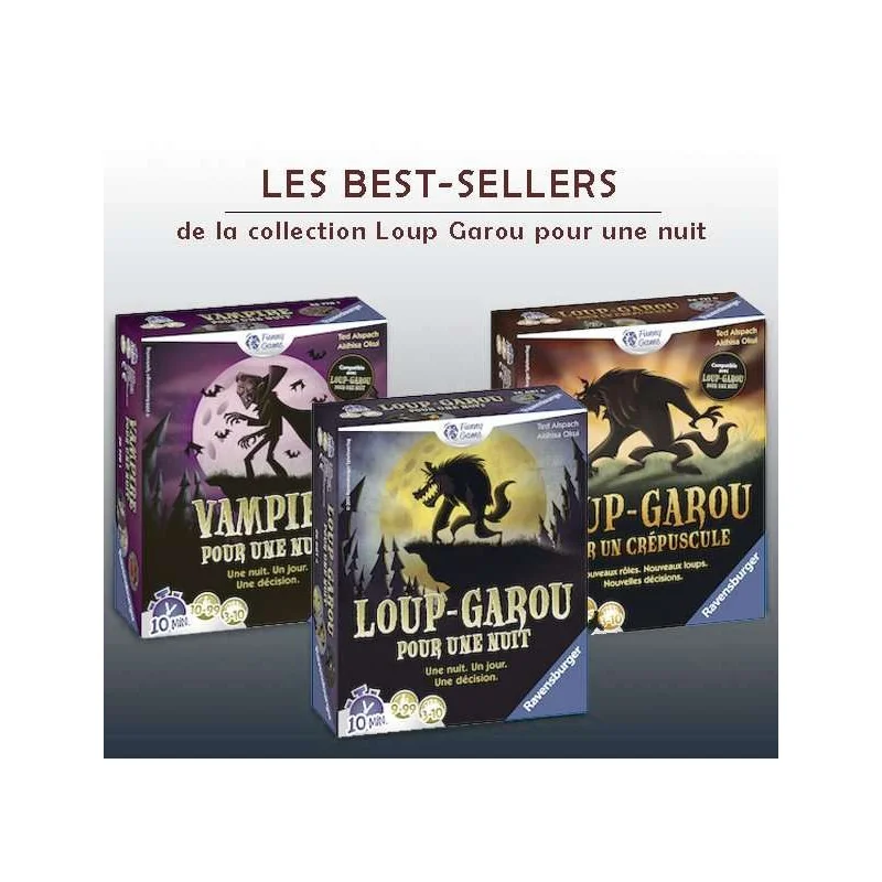jeu : Loup-Garou pour un Crépuscule
éditeur : Ravensburger
version française
