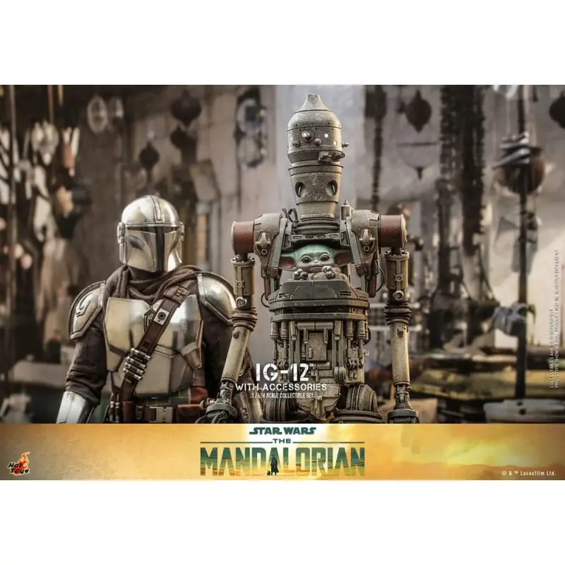 Star Wars: The Mandalorian figurine 1/6 IG-12 avec accessoires 36 cm | 0000009124642