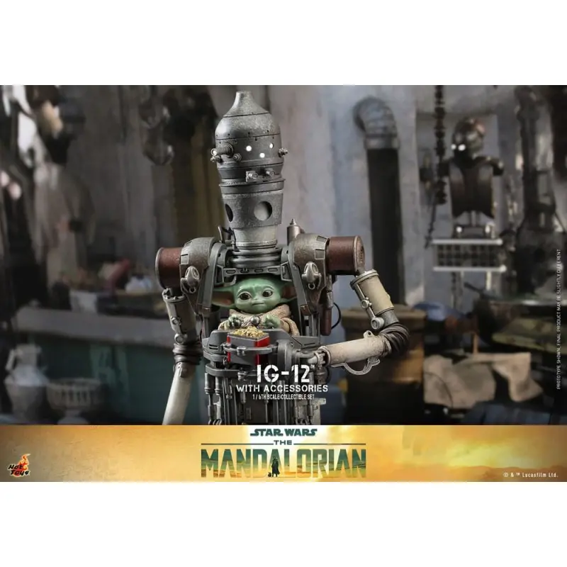 Star Wars: The Mandalorian figurine 1/6 IG-12 avec accessoires 36 cm | 0000009124642