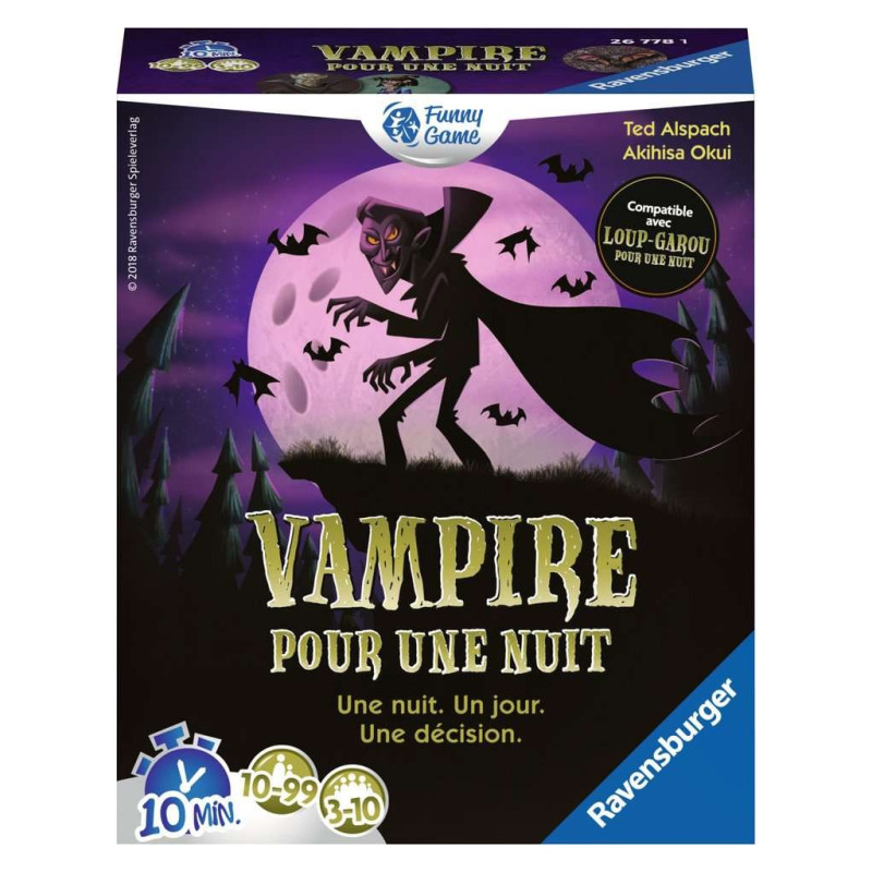 jeu : Vampire pour une Nuit
éditeur : Ravensburger
version française