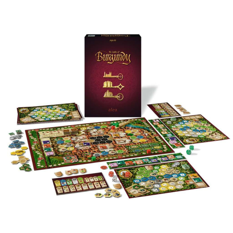 jeu : Les châteaux de Bourgogne
éditeur : Ravensburger
version française