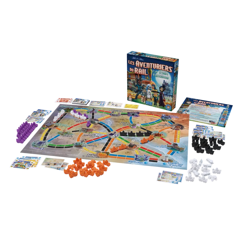 jeu : Les Aventuriers du Rail - Le Train Fantôme
éditeur : Days of Wonder
version française