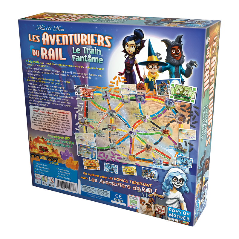 jeu : Les Aventuriers du Rail - Le Train Fantôme
éditeur : Days of Wonder
version française