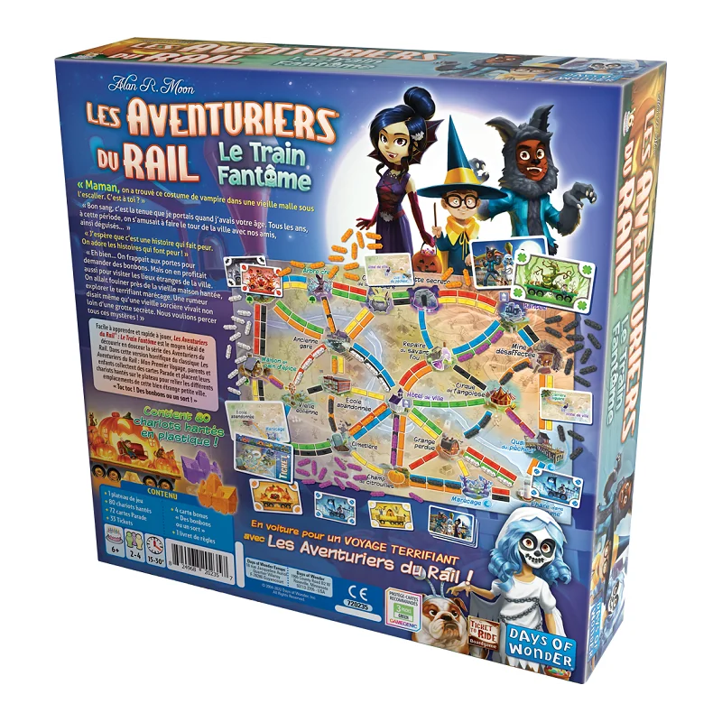 jeu : Les Aventuriers du Rail - Le Train Fantôme
éditeur : Days of Wonder
version française