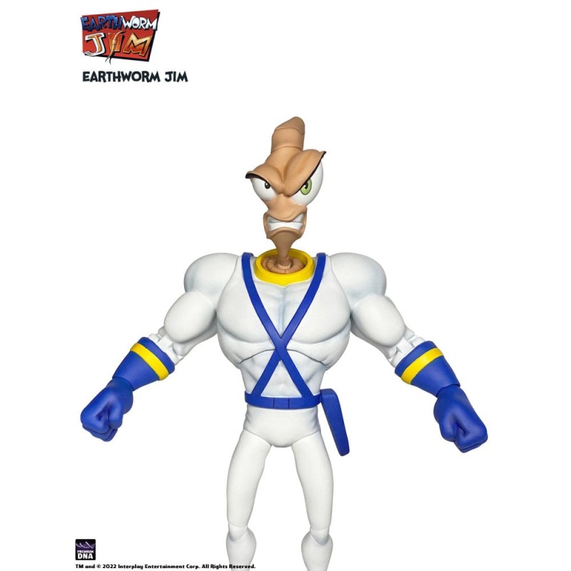 Earthworm Jim accessoires Wave 1: Worm Body & Jim Heads Accessory Pack