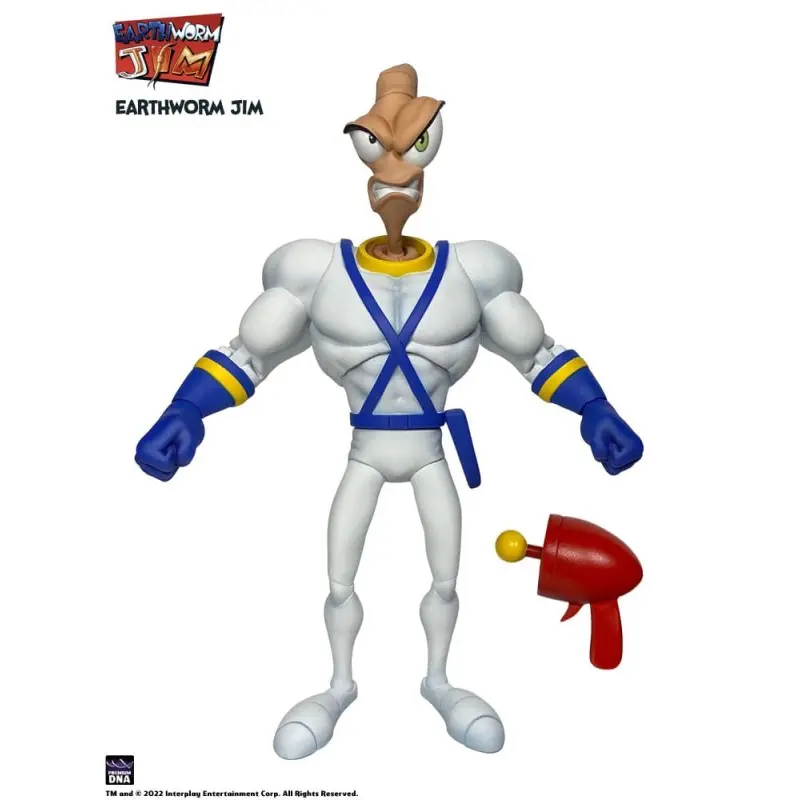 Earthworm Jim accessoires Wave 1: Worm Body & Jim Heads Accessory Pack | 0653485997237