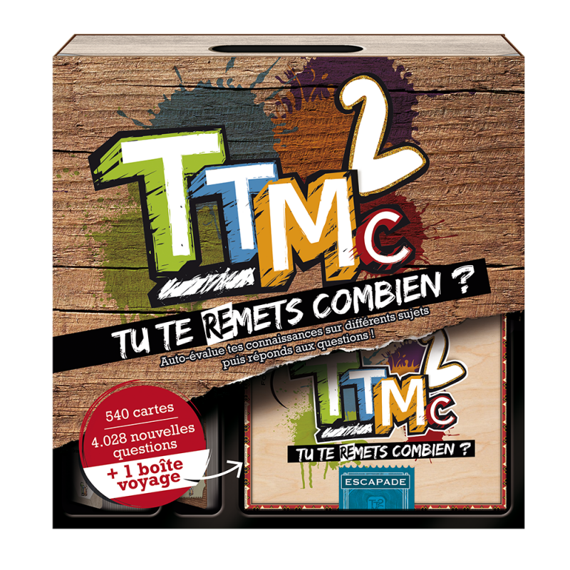 jeu : TTMC 2 : Tu Te (Re)Mets Combien ? éditeur : Pixie Games version française
