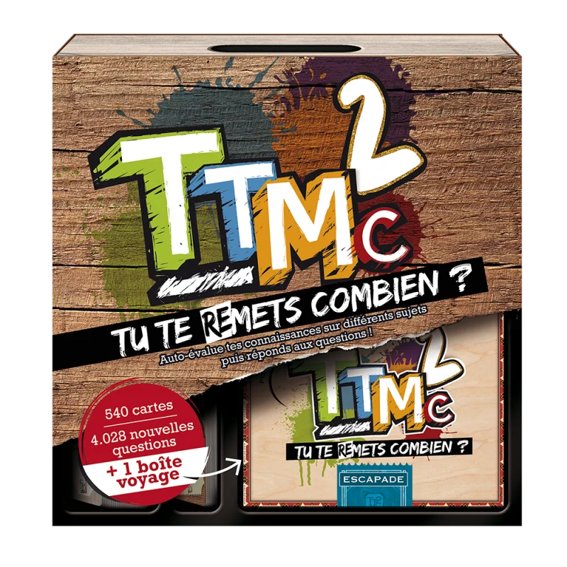 jeu : TTMC 2 : Tu Te (Re)Mets Combien ?
éditeur : Pixie Games
version française