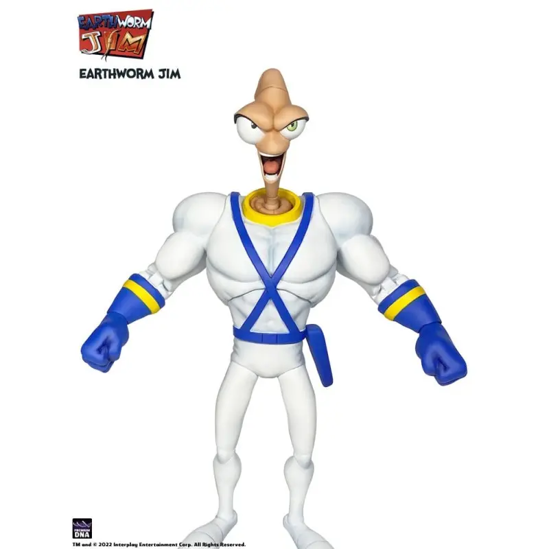 Earthworm Jim accessoires Wave 1: Worm Body & Jim Heads Accessory Pack | 0653485997237