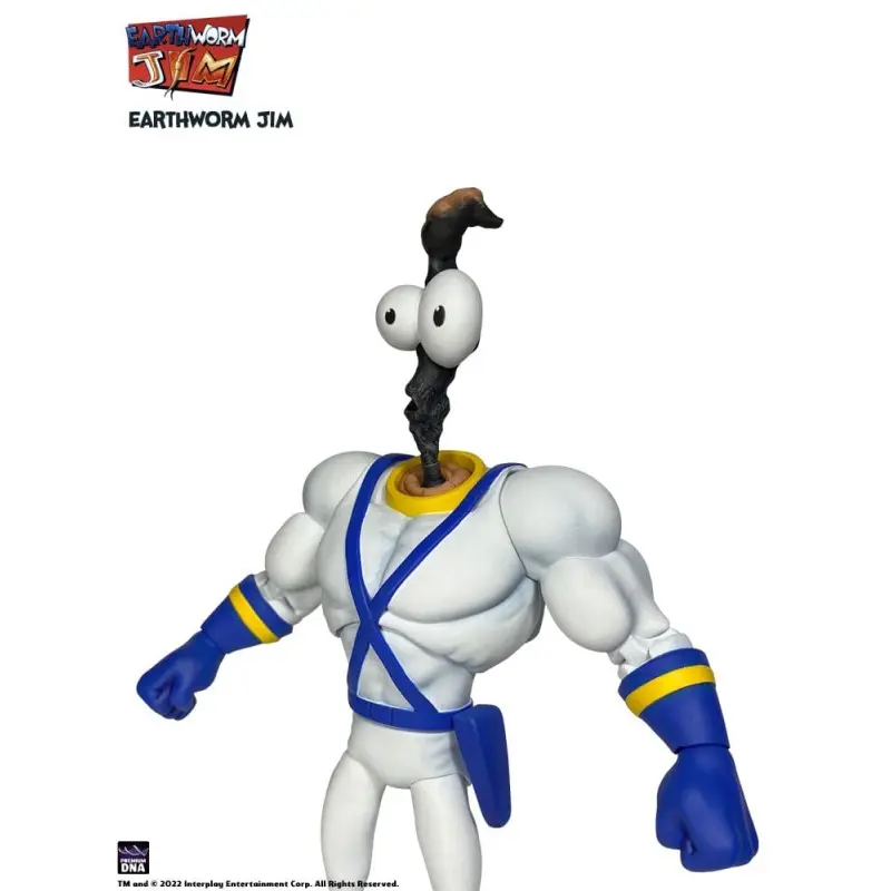 Earthworm Jim accessoires Wave 1: Worm Body & Jim Heads Accessory Pack | 0653485997237