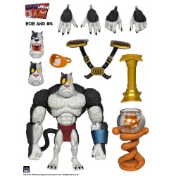 Earthworm Jim figurine Wave 1: Bob the Killer Goldfish & no.4 15 cm