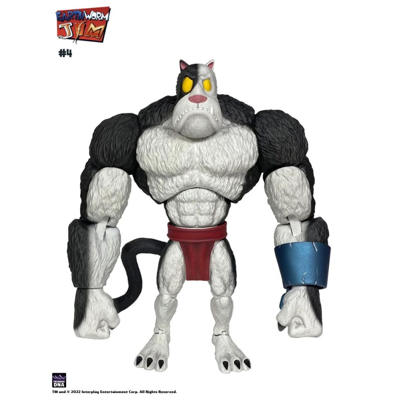 Earthworm Jim figurine Wave 1: Bob the Killer Goldfish & no.4 15 cm