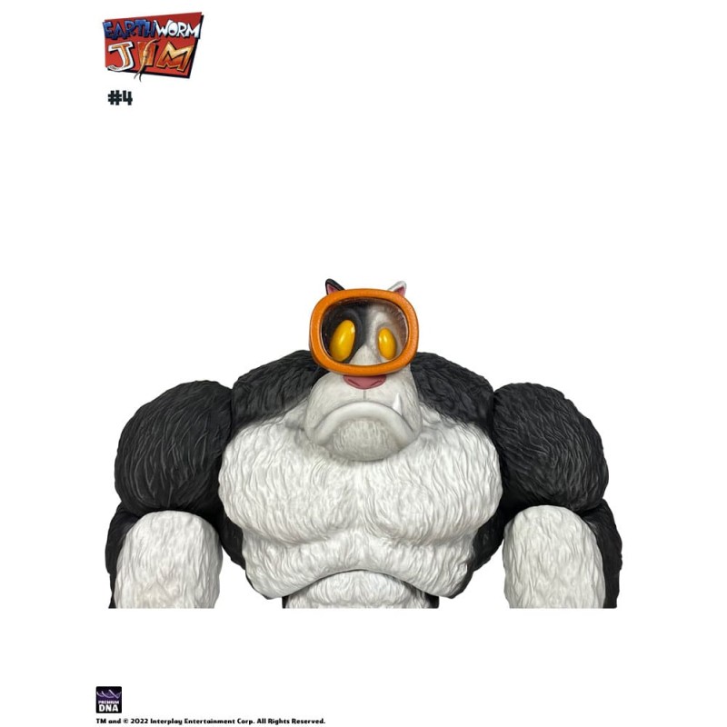 Earthworm Jim figurine Wave 1: Bob the Killer Goldfish & no.4 15 cm
