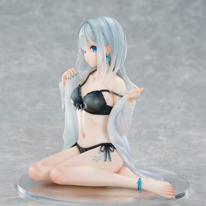 Original Character statuette PVC 1/7 Silver-Haired Girl Sky Blue Morning Special Outfit Ver. by Fuumi Illustration 16 cm 