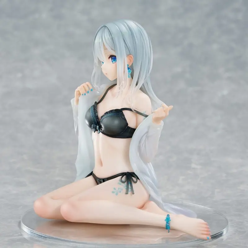 Original Character statuette PVC 1/7 Silver-Haired Girl Sky Blue Morning Special Outfit Ver. by Fuumi Illustration 16 cm | 4589642715092