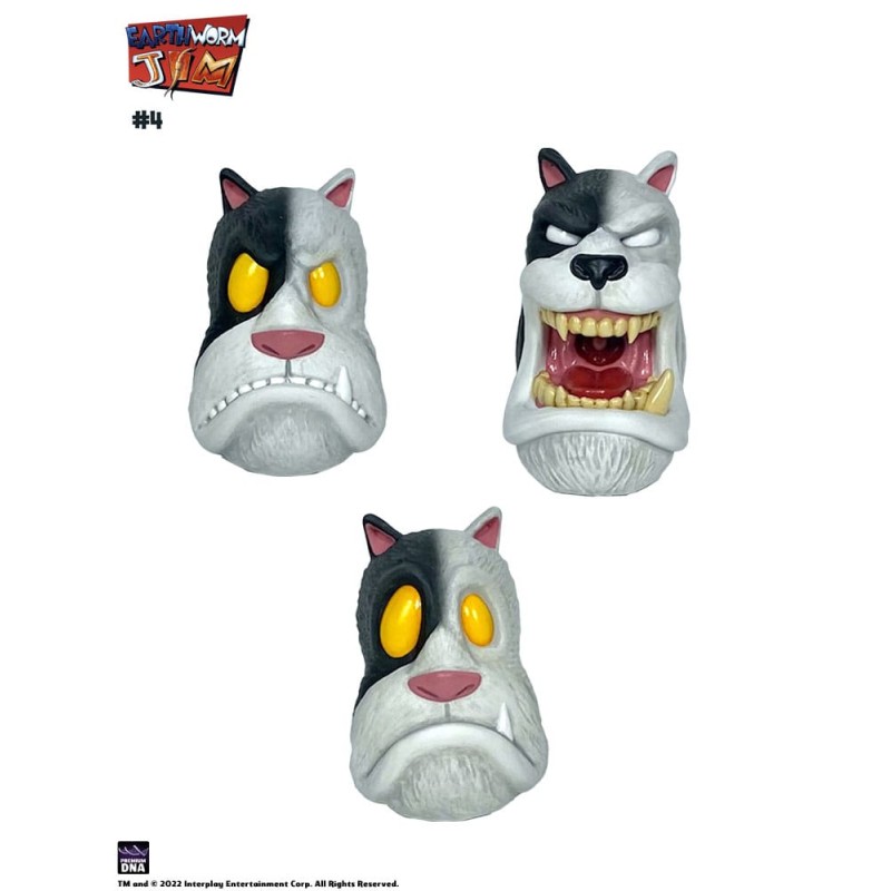 Earthworm Jim figurine Wave 1: Bob the Killer Goldfish & no.4 15 cm