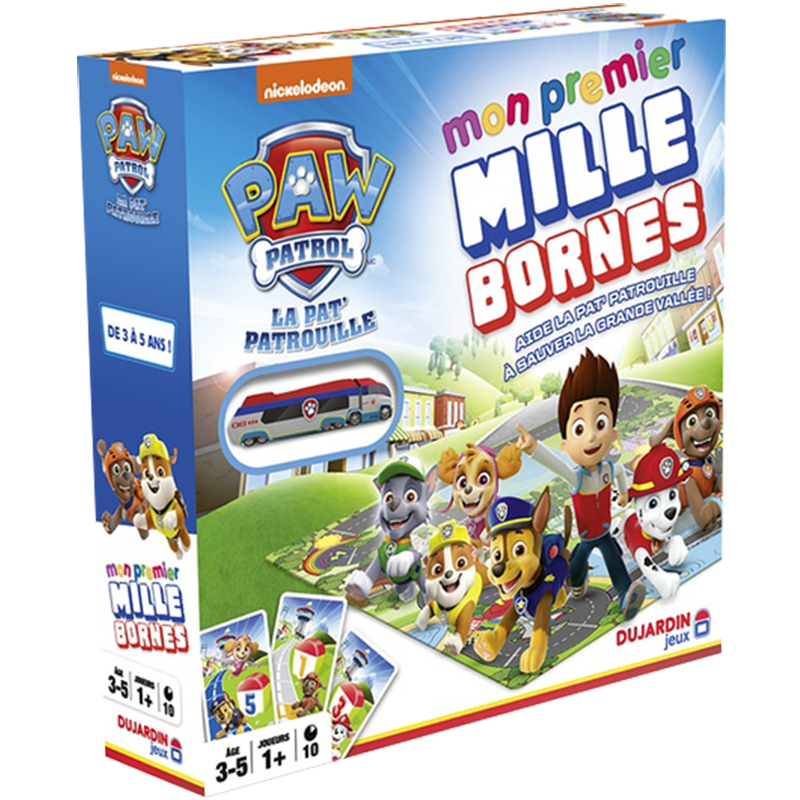Spel: Mijn eerste duizend mijl - Paw Patrol
uitgever: TF1 / Dujardin
Engelse versie