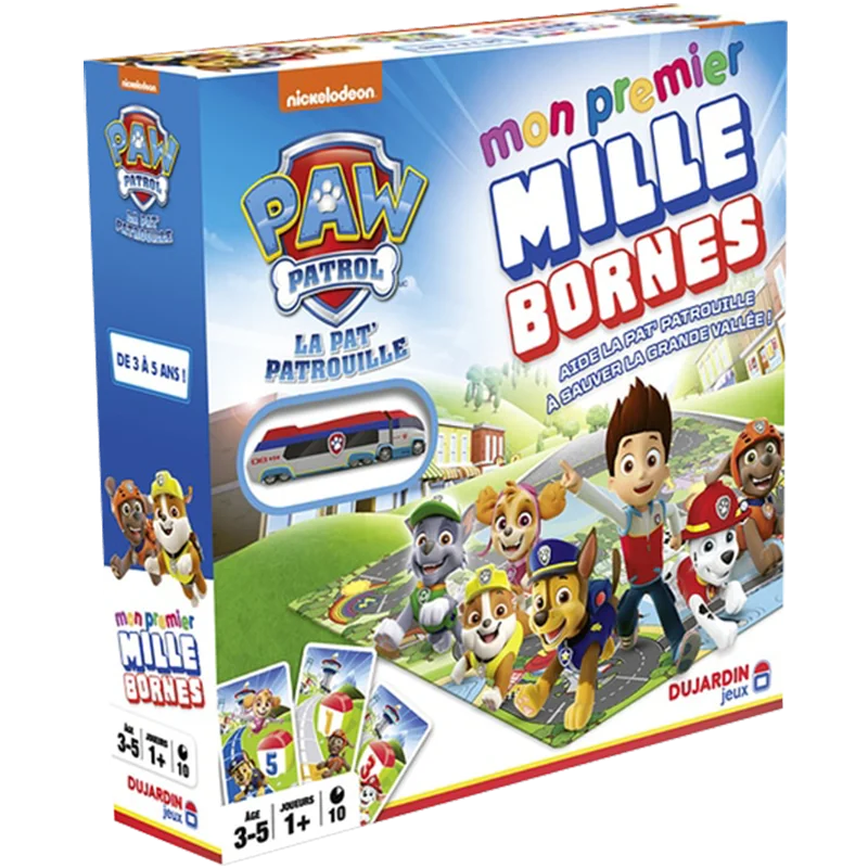 Spel: Mijn eerste duizend mijl - Paw Patrol
uitgever: TF1 / Dujardin
Engelse versie