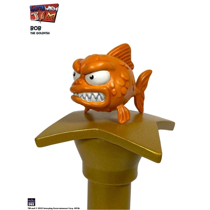 Earthworm Jim figurine Wave 1: Bob the Killer Goldfish & no.4 15 cm