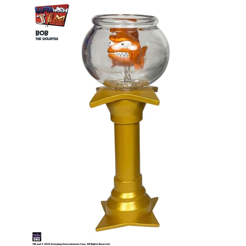Earthworm Jim figurine Wave 1: Bob the Killer Goldfish & no.4 15 cm