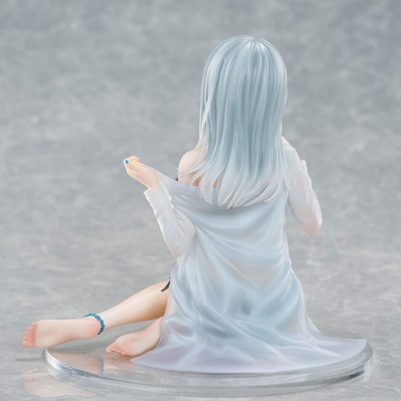 Original Character statuette PVC 1/7 Silver-Haired Girl Sky Blue Morning Special Outfit Ver. by Fuumi Illustration 16 cm 