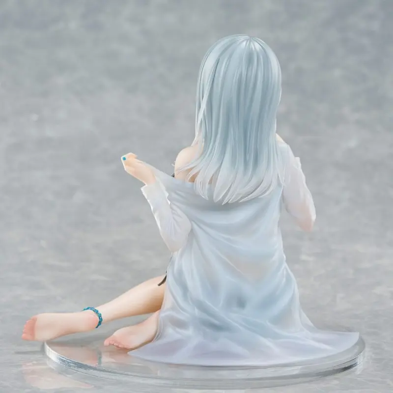 Original Character statuette PVC 1/7 Silver-Haired Girl Sky Blue Morning Special Outfit Ver. by Fuumi Illustration 16 cm | 4589642715092